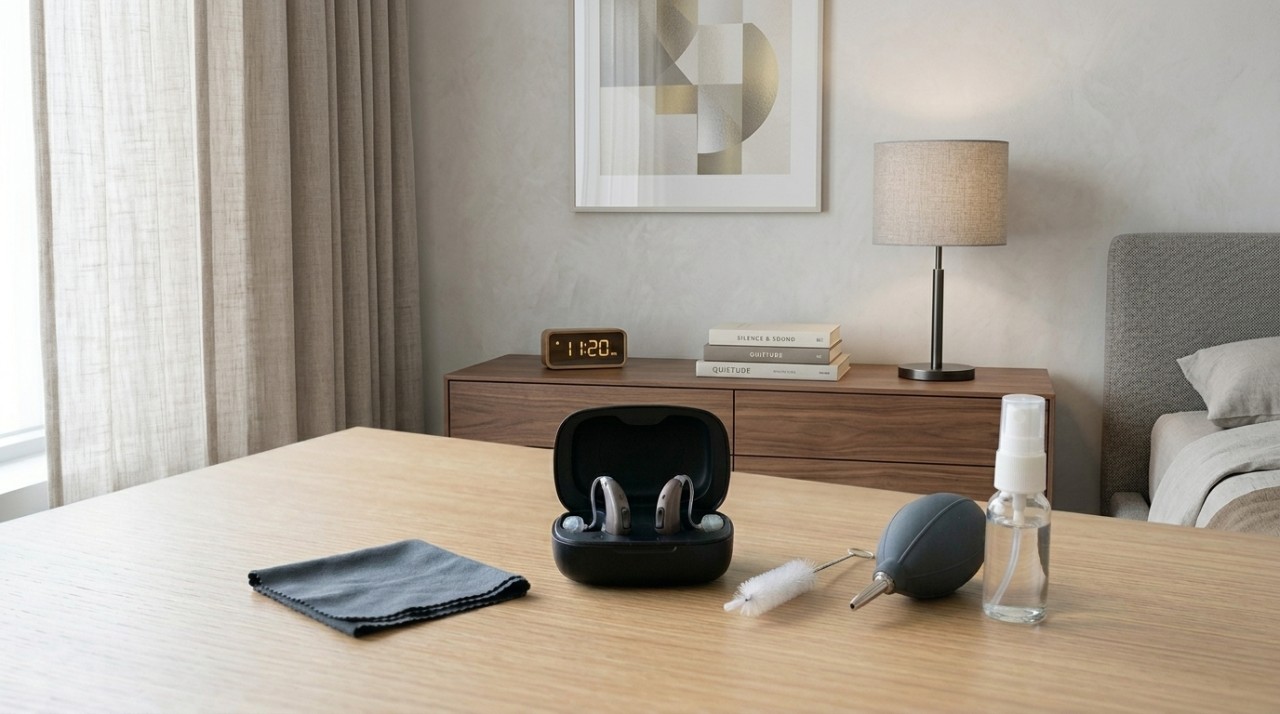 Charger et accessoires pour appareils auditifs