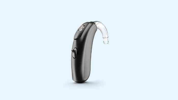 Generic Black Hearing Aid