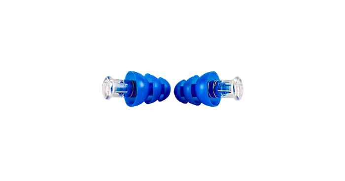 Blue ear plugs