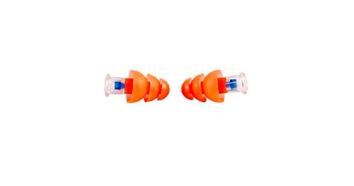 Tapones para los oídos de color naranja