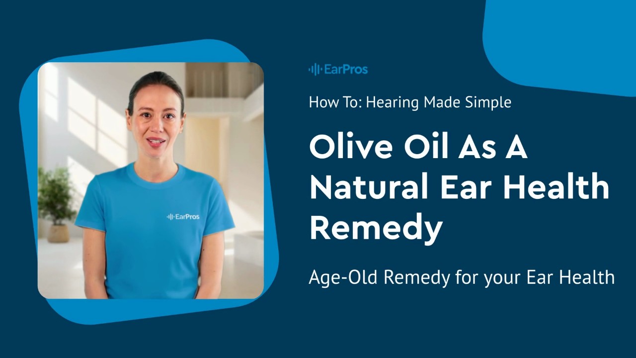 How to use olive oil ear drops in your ears